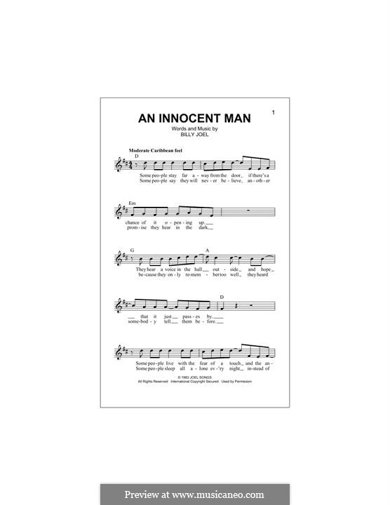 An Innocent Man: Мелодия by Billy Joel