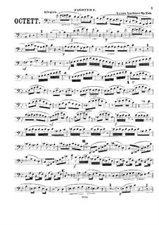 Октет для духовых инструментов, Op.156: Партия I фагота by Франц Пауль Лахнер