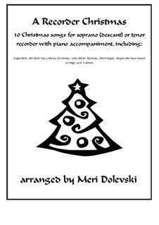 15 Christmas pieces: Для блокфлейты и фортепиано by Георг Фридрих Гендель, folklore, Джеймс Р. Мюррей, James Lord Pierpont