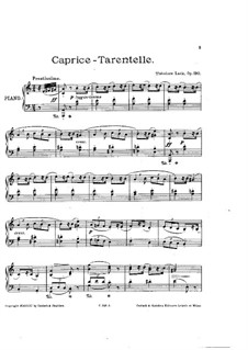 Caprice-Tarentelle, Op.190: Caprice-Tarentelle by Теодор Лак