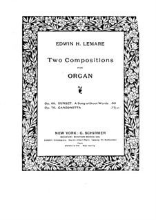 Канцонетта, Op.70: Канцонетта by Эдвин Лемар