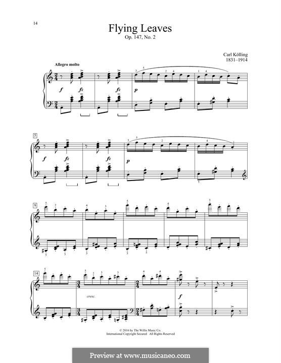 Flying Leaves, Op.147 No.2: Flying Leaves by Карл Коллинг