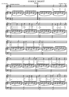 Vocal version: For contralto (G Major) and piano by Адольф Адам