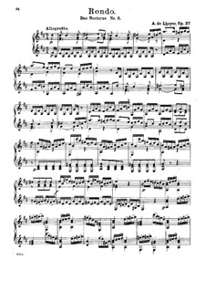 Восемь ноктюрнов для двух гитар, Op.37: Ноктюрн No.6 ре мажор by Антуан де Луайе