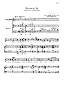 Die Zelle in Nonnenwerth, S.274: Die Zelle in Nonnenwerth by Франц Лист