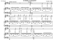 Vocal version: For high soprano or tenor (E Major) with piano accompaniment by Адольф Адам