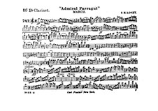 Admiral Farragut: Партия I кларнета by Франк Хойт Лоузи