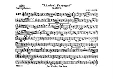 Admiral Farragut: Alto saxophone part by Франк Хойт Лоузи