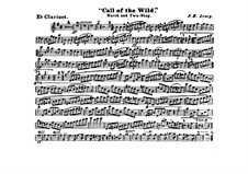 Call of the Wild: Clarinet in Es part by Франк Хойт Лоузи