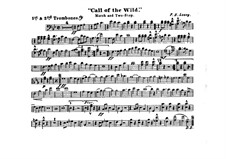 Call of the Wild: Trombones I, II parts by Франк Хойт Лоузи
