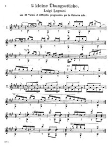 Тридцать шесть вальсов для гитары, Op.63: Nos.1-2 by Луиджи Леньяни