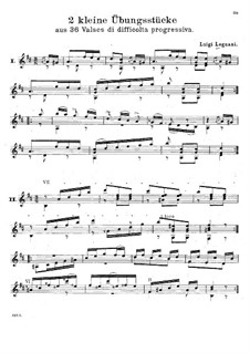 Тридцать шесть вальсов для гитары, Op.63: Nos.4-5 by Луиджи Леньяни