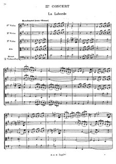 Клавесинный концерт No.2 соль мажор, RCT 8: Переложение для струнного секстета by Жан-Филипп Рамо