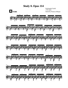 Recueil, Op.114: Упражнение No.8 by Фердинандо Карулли