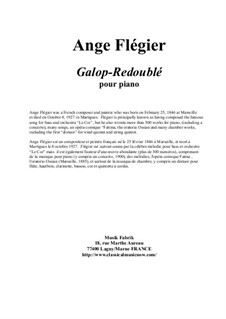 Galop-Redoublé for piano: Galop-Redoublé for piano by Анж Флегье