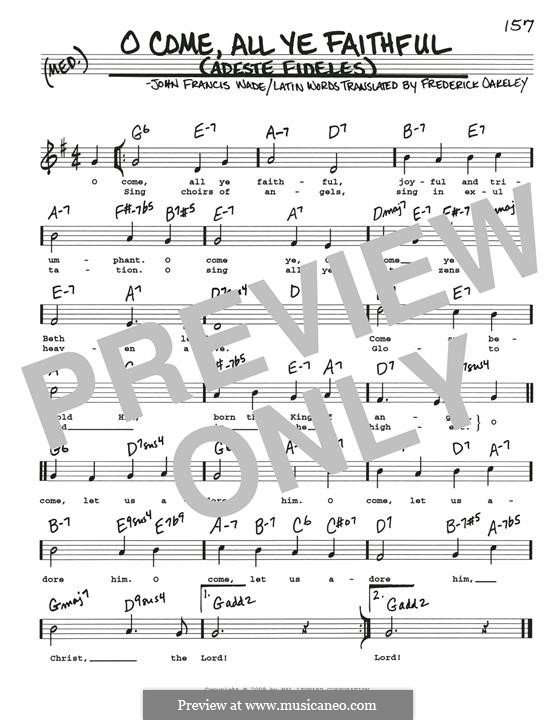 Instrumental version (Printable scores): Для гитары by Джон Фрэнсис Уэйд