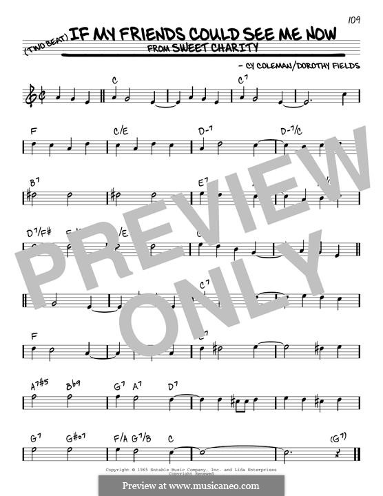 If My Friends Could See Me Now (from Sweet Charity): Для гитары by Cy Coleman