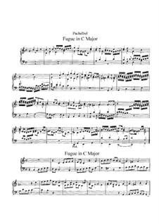 Восемнадцать фуг: Для органа (или фортепиано) by Иоганн Пахельбель