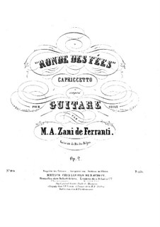 Ronde des Fées. Capriccetto, Op.2: Для гитары by Марко Аурелио Цани де Ферранти