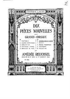 Десять новых пьес, Op.180: No.6 Интродукция и канон by Амедей Рёшcель