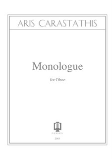 Monologue: Monologue by Aris Carastathis