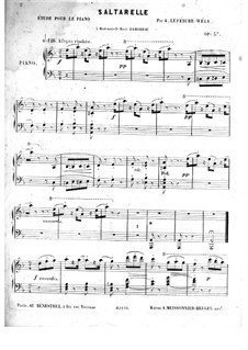 Сальтарелла, Op.57: Сальтарелла by Луи Джеймс Альфред Лефебюр-Вели