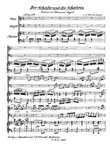 Фантазия для гобоя, фагота и фортепиано 'Пастух и пастушка': Партитура by Хилмар Мюкенбергер