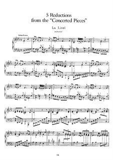 Pièces de clavecin en concert: Five reductions by Жан-Филипп Рамо