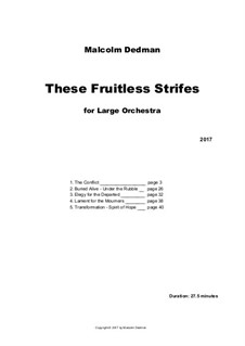 These Fruitless Strifes, MMO14: These Fruitless Strifes by Malcolm Dedman