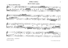 Ричеркары: Книга II by Андреа Габриэли