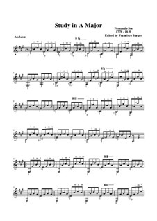 Двадцать четыре упражнения для гитары, Op.35: Этюд No.9 by Фернандо Сор