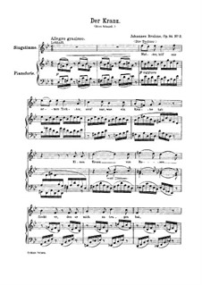 Романсы и песни, Op.84: No.2 Der Kranz by Иоганнес Брамс