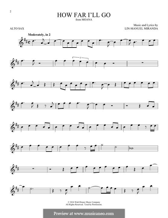 Vocal-instrumental version: Для альтового саксофона by Lin-Manuel Miranda