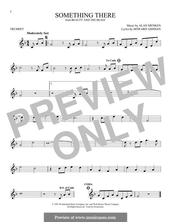 Something There (from Beauty and the Beast): Для трубы by Alan Menken
