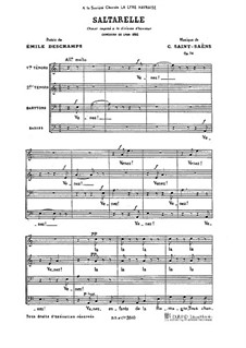 Сальтарелла, Op.74: Сальтарелла by Камиль Сен-Санс