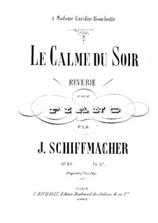 Тихий вечер, Op.89: Тихий вечер by Иозеф Шиффмахер