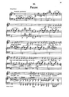 No.12 Пауза: Для низкого голоса и фортепиано by Франц Шуберт