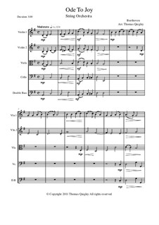 Ода к радости: Version for string orchestra by Людвиг ван Бетховен