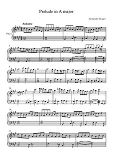 Прелюдия Ля Мажор: Прелюдия Ля Мажор by Alexander Strugov