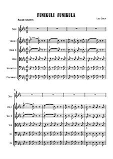 Funiculi, Funicula: For voice and chamber orchestra by Луиджи Денца