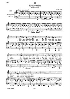 Fischerweise (Fisherman's Ditty), D.881 Op.96 No.4: Для низкого голоса и фортепиано by Франц Шуберт
