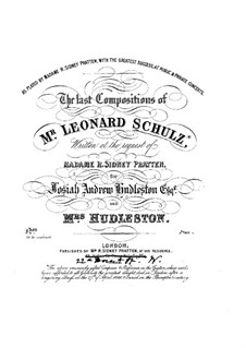 Последние сочинения: No.4-8 by Леонард  Шульц