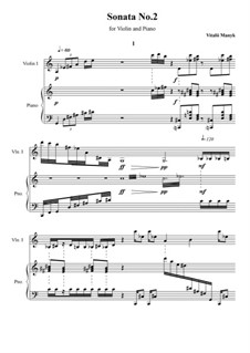 Sonata No.2 for Violin and Piano, Op.69: Sonata No.2 for Violin and Piano by Виталий Маник