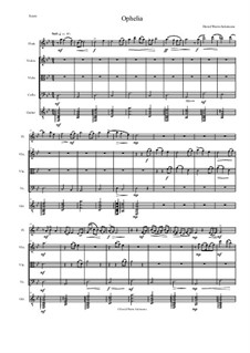 Ophelia: For flute, string trio and guitar by Дэвид Соломонс