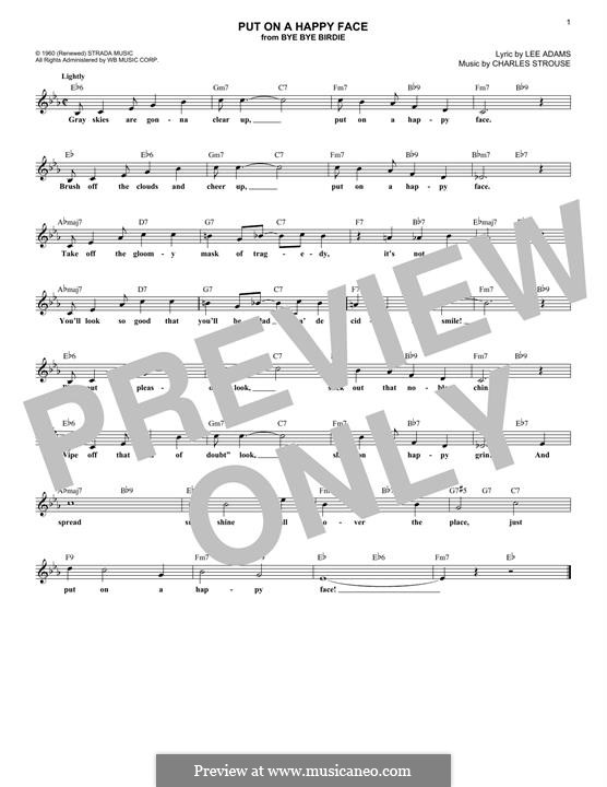 Put on a Happy Face: Мелодия by Charles Strouse