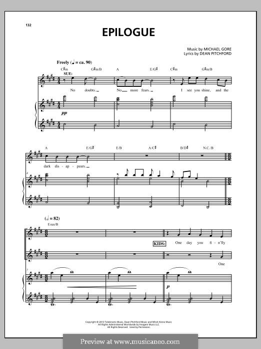 Carrie: The Musical: Epilogue by Michael Gore