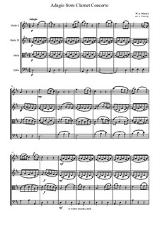 Movement 2: Для струнного квартета by Вольфганг Амадей Моцарт