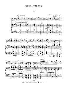 No.1: Для скрипки и фортепиано by Сэмюэл Коулридж-Тэйлор