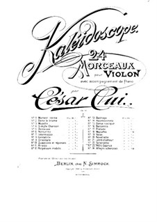 No.22 Скерцетто: Сольная партия by Цезарь Кюи