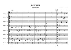 Sanctus für 8 Hörner F: Sanctus für 8 Hörner F by Dieter Angerer